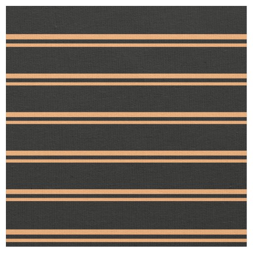 Brown and Black Stripes Fabric