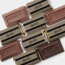 Brown and black stripes pattern personalized