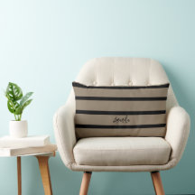 Brown and black stripes pattern personalized
