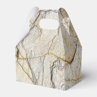 Brown and Black Textured Mable Stone  Favor Boxes