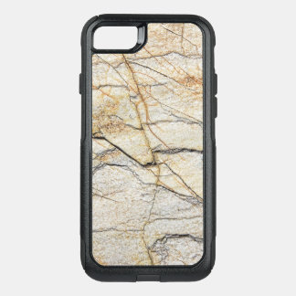 Brown and Black Textured Mable Stone OtterBox Commuter iPhone SE/8/7 Case