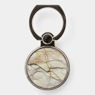 Brown and Black Textured Mable Stone Phone Ring Stand
