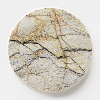 Brown and Black Textured Mable Stone PopSocket