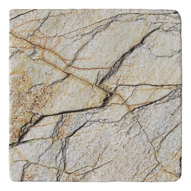 Brown and Black Textured Mable Stone  Trivet (Front)