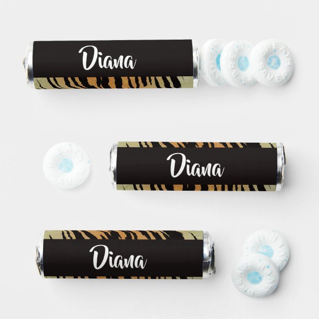 Brown and black tiger print breath savers® mints (Assorted)