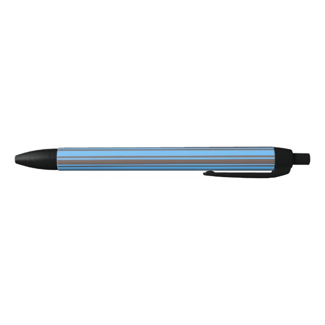 Brown and blue candy stripes pen (Bottom)