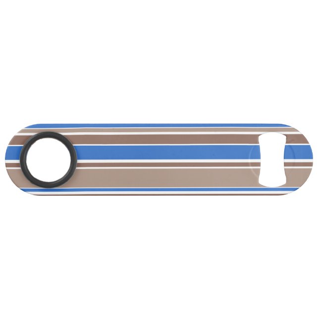 Brown and blue stripes bar key (Front (Horizontal))