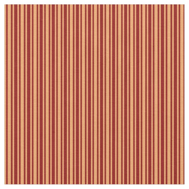 Brown and Dark Red Pattern Fabric (Close Up)