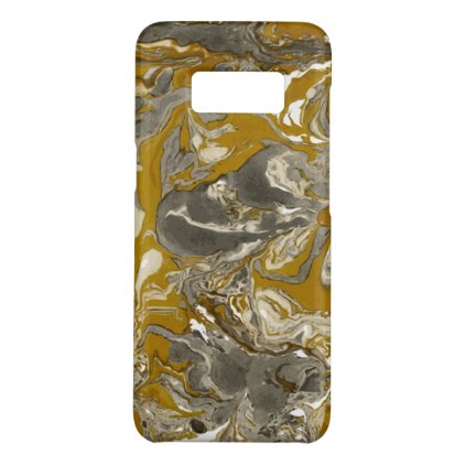 Brown and gray Marble texture Liquid paint art Case-Mate Samsung Galaxy S8 Case