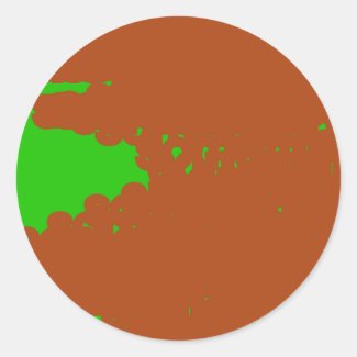 brown and green abstract art