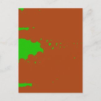 brown and green abstract art