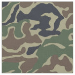 Brown and Green Camo Military Fabric