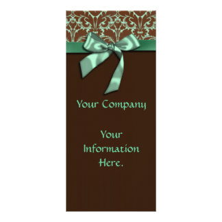 Brown and Green Rack Card