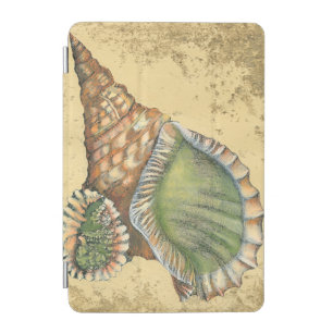 Brown and Green Seashell iPad Mini Cover