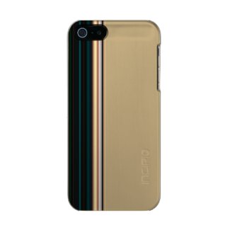 Brown and Green Stripe Metallic iPhone SE/5/5S Case