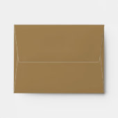 Brown and Green Striped A2 RSVP Envelope (Back (Top Flap))