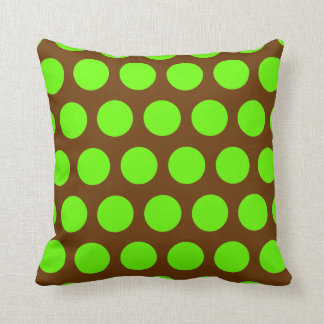 Lime Green And Brown Pillows - Decorative & Throw Pillows | Zazzle