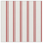 [ Thumbnail: Brown and Mint Cream Colored Striped Pattern Fabric ]