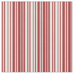 [ Thumbnail: Brown and Mint Cream Lines/Stripes Pattern Fabric ]
