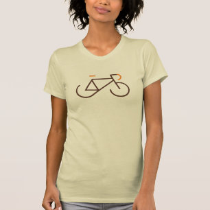 Brown and Orange Fixie T-Shirt
