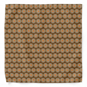 Brown And Orange Spotty Spots,   Bandana