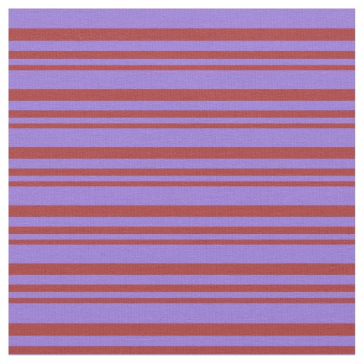 Brown and Purple Striped/Lined Pattern Fabric
