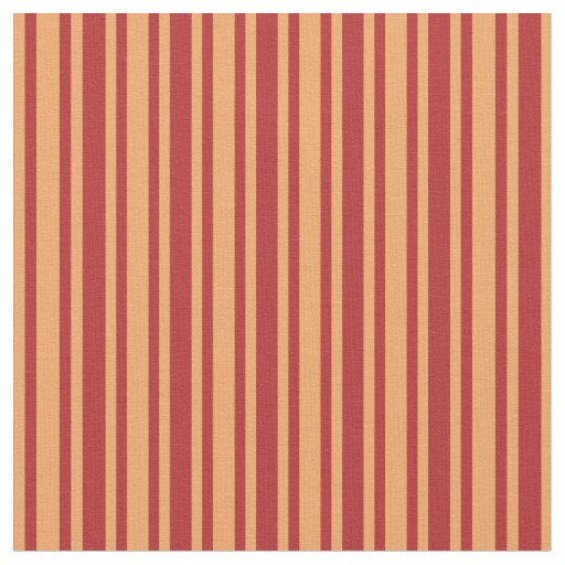 Brown and Red Stripes Pattern Fabric