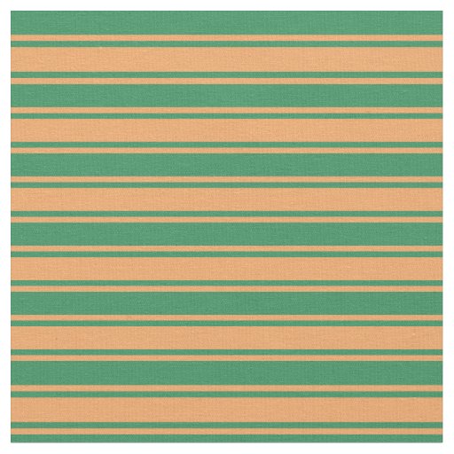 Brown and Sea Green Stripes/Lines Pattern Fabric