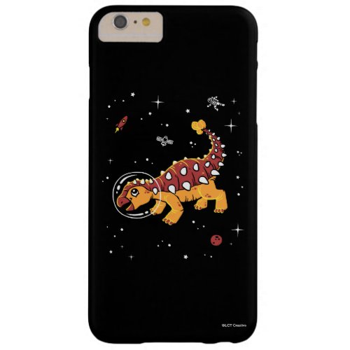 Brown And Tan Ankylosaurus Dinos In Space Barely There iPhone 6 Plus Case