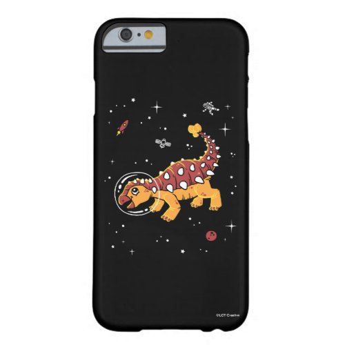 Brown And Tan Ankylosaurus Dinos In Space Barely There iPhone 6 Case