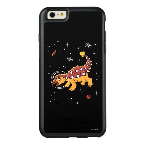 Brown And Tan Ankylosaurus Dinos In Space OtterBox iPhone 66s Plus Case