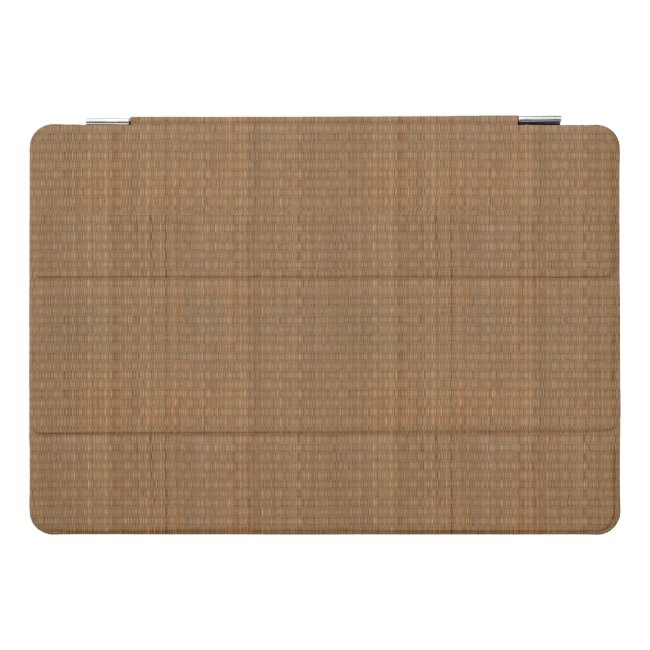 Brown and Tan Bamboo Straw Mat 10.5 iPad Pro Case