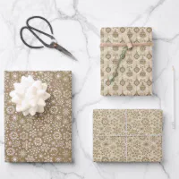 Tan wrapping shop paper