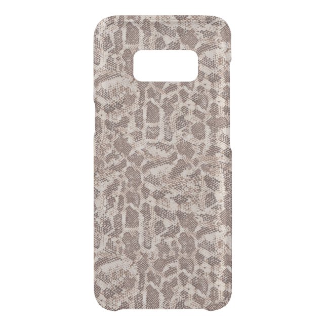 Brown and Tan Snake Skin Uncommon Samsung Galaxy Case (Back)