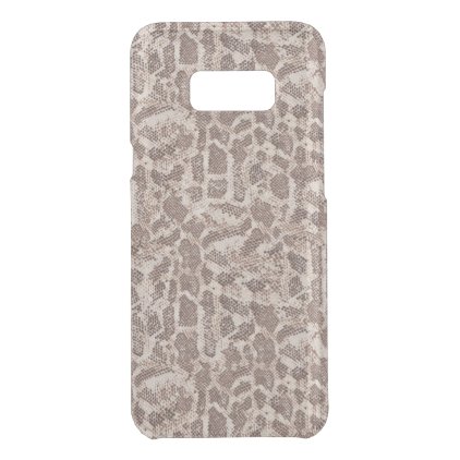 Brown and Tan Snake Skin Uncommon Samsung Galaxy S8+ Case