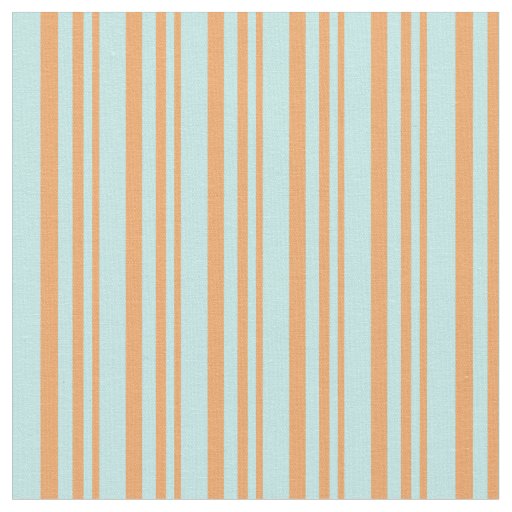 Brown and Turquoise Stripes/Lines Pattern Fabric