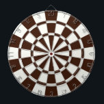 Brown And White Dart Board<br><div class="desc">Brown And White Dart Board</div>
