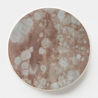 Brown and White Paint Splatter PopSocket