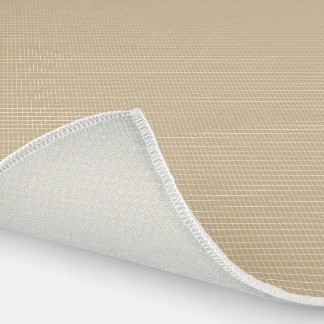 Brown and white tile blocks custom outdoor rug (Outdoor)