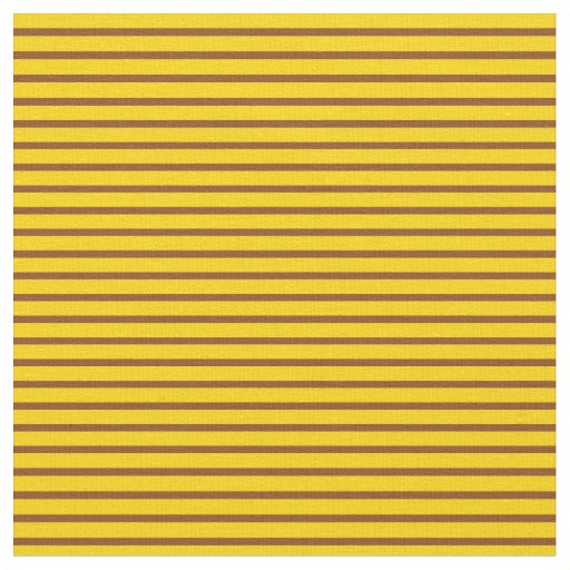 Brown and Yellow Colored Lines Fabric