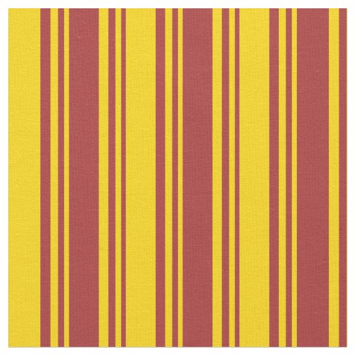Brown and Yellow Pattern of Stripes Fabric
