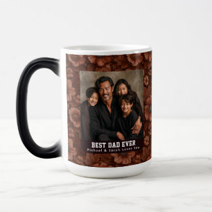 Brown Anemones Botanical Grandpa To Be Photo Color Morph Mug
