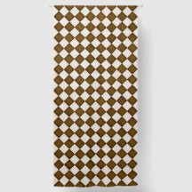 Brown & Antique White Diamonds 108"