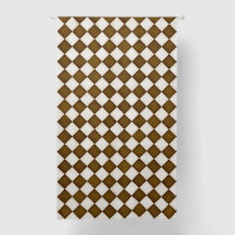 Brown & Antique White Diamonds 84"