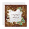 Brown aqua gold country wedding