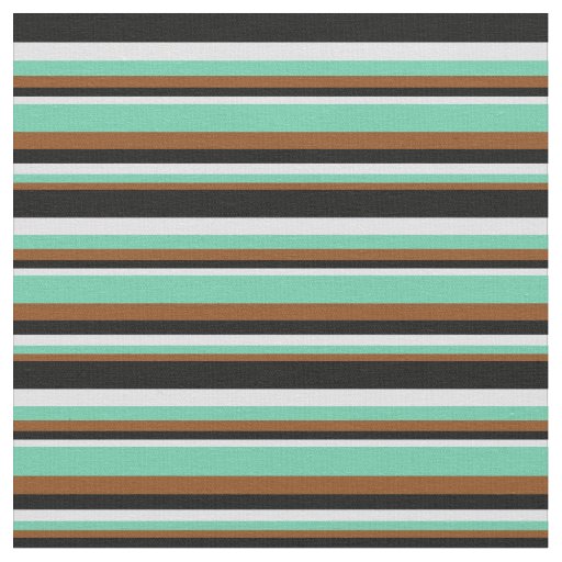 Brown, Aquamarine, Lavender, and Black Colored Fabric