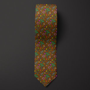 Brown Astronomy Stars and Planets   Neck Tie