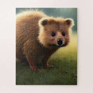 Brown Australian Quokka, Jigsaw Puzzle