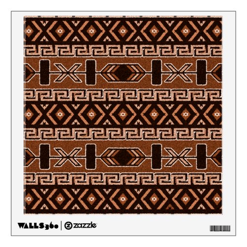 Brown Aztec Pattern Southwest Wall Sticker