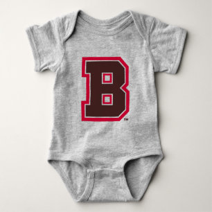 Brown B Baby Bodysuit
